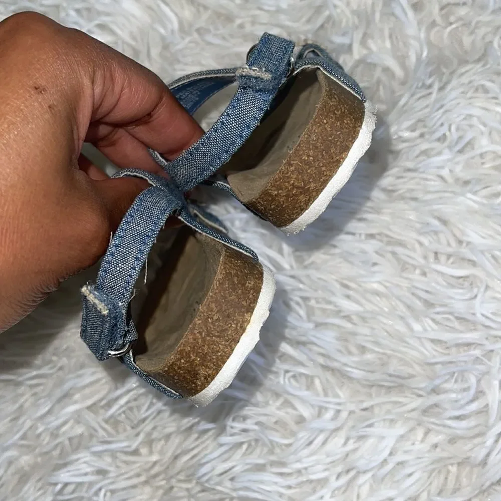 The Children’s Place Baby Girl’s Open Toe Ankle Strap Embellished Sandals 6/12M